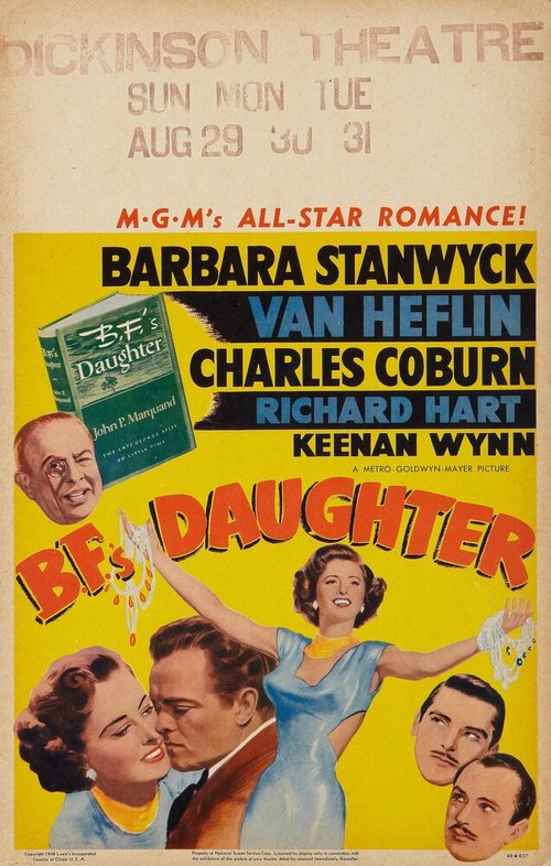 Смотреть фильм Дочь Б.Ф. / B.F.'s Daughter (1948) онлайн в хорошем качестве SATRip