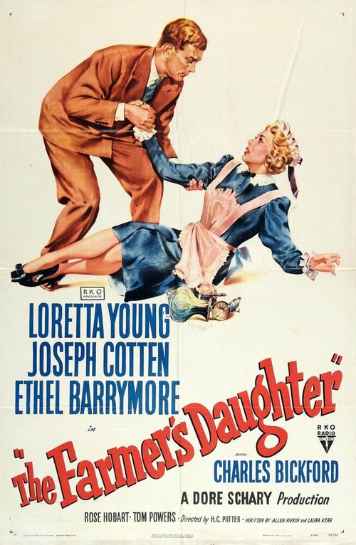 Смотреть фильм Дочь фермера / The Farmer's Daughter (1947) онлайн в хорошем качестве SATRip