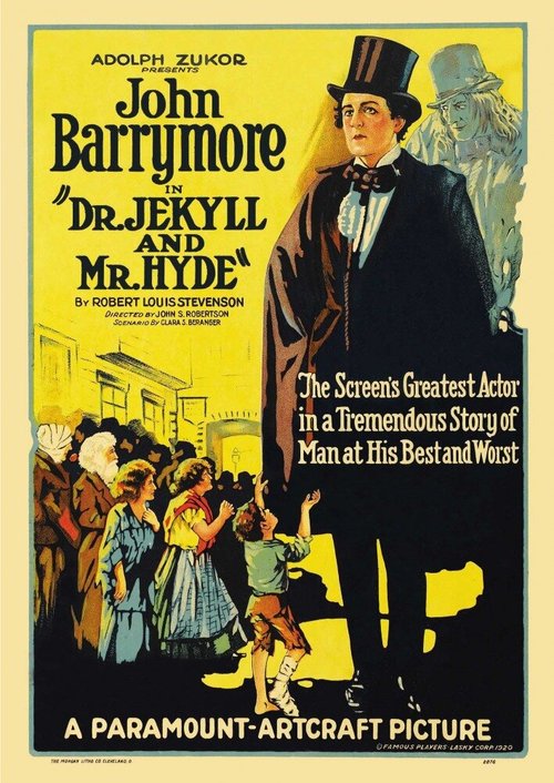 Смотреть фильм Доктор Джекилл и Мистер Хайд / Dr. Jekyll and Mr. Hyde (1920) онлайн в хорошем качестве SATRip