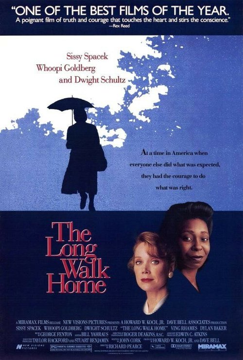 Смотреть фильм Долгий путь пешком домой / The Long Walk Home (1990) онлайн в хорошем качестве HDRip