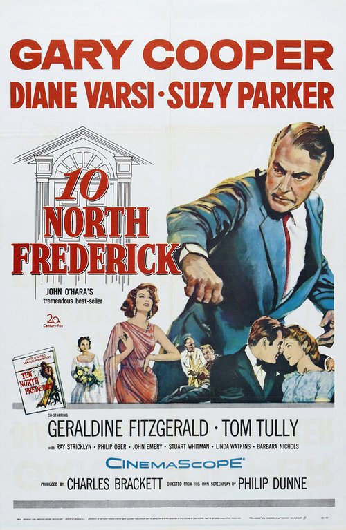 Смотреть фильм Дом №10 по Северной улице Фредерик / Ten North Frederick (1958) онлайн в хорошем качестве SATRip