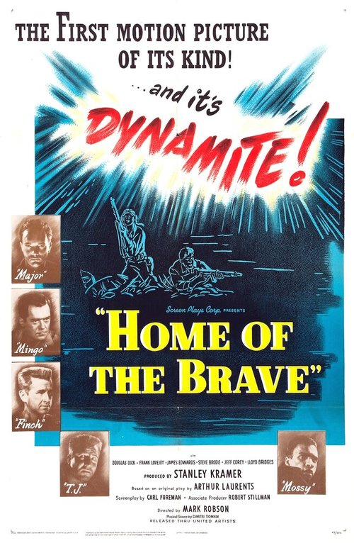 Смотреть фильм Дом храбрости / Home of the Brave (1949) онлайн в хорошем качестве SATRip