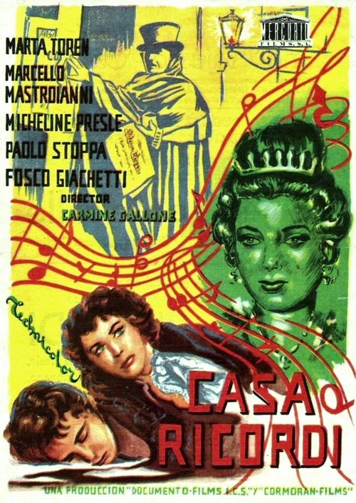 Смотреть фильм Дом Рикорди / Casa Ricordi (1954) онлайн в хорошем качестве SATRip