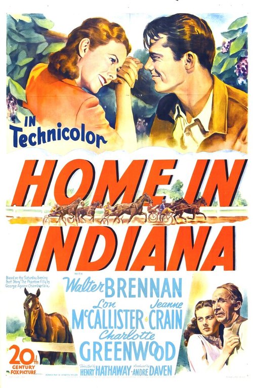 Смотреть фильм Дом в Индиане / Home in Indiana (1944) онлайн в хорошем качестве SATRip