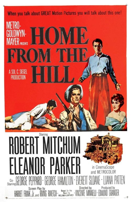 Смотреть фильм Домой с холма / Home from the Hill (1960) онлайн в хорошем качестве SATRip