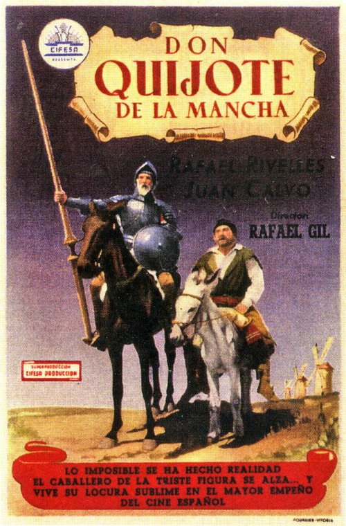 Смотреть фильм Дон Кихот из Ла Манчи / Don Quijote de la Mancha (1947) онлайн в хорошем качестве SATRip