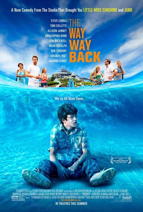 Смотреть фильм Дорога, дорога домой / The Way Way Back (2013) онлайн в хорошем качестве HDRip