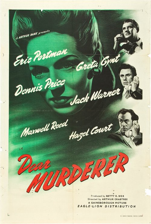 Смотреть фильм Дорогой убийца / Dear Murderer (1947) онлайн в хорошем качестве SATRip