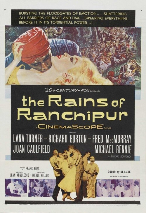 Смотреть фильм Дожди Ранчипура / The Rains of Ranchipur (1955) онлайн в хорошем качестве SATRip