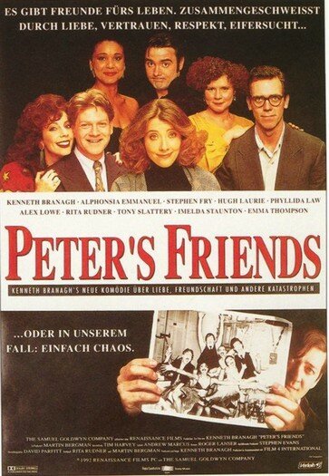 Смотреть фильм Друзья Питера / Peter's Friends (1992) онлайн в хорошем качестве HDRip