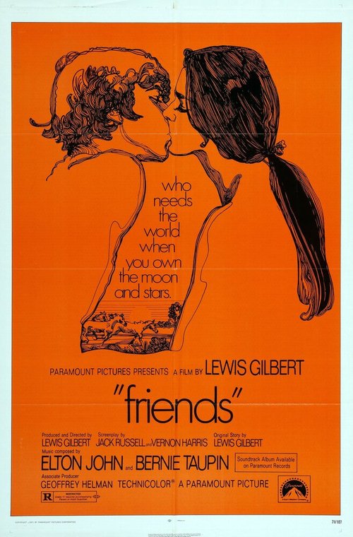 Смотреть фильм Друзья / Friends (1971) онлайн в хорошем качестве SATRip