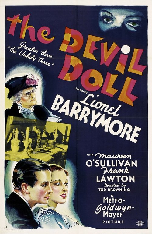 Смотреть фильм Дьявольская кукла / The Devil-Doll (1936) онлайн в хорошем качестве SATRip