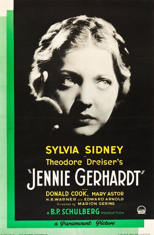Смотреть фильм Дженни Герхардт / Jennie Gerhardt (1933) онлайн в хорошем качестве SATRip