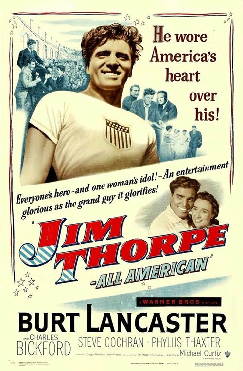 Смотреть фильм Джим Торп: Настоящий американец / Jim Thorpe -- All-American (1951) онлайн в хорошем качестве SATRip