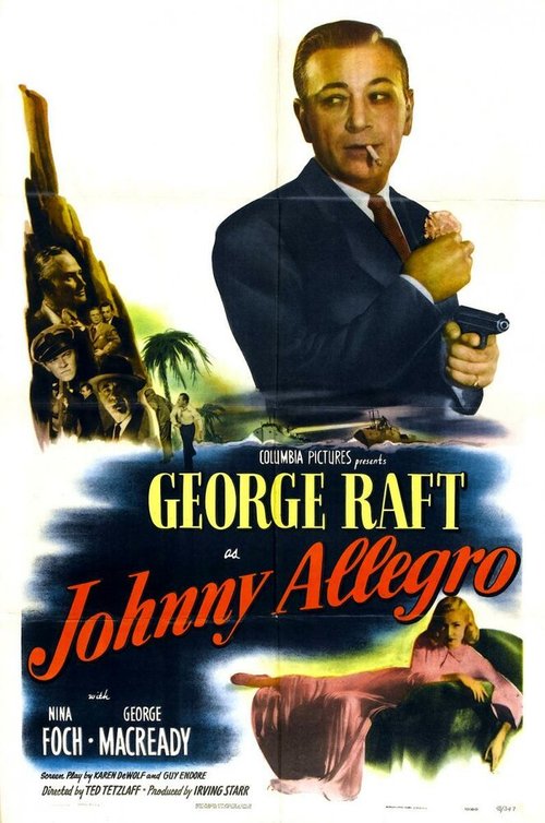 Смотреть фильм Джонни Аллегро / Johnny Allegro (1949) онлайн в хорошем качестве SATRip
