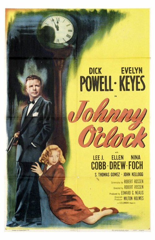Смотреть фильм Джонни О'Клок / Johnny O'Clock (1947) онлайн в хорошем качестве SATRip