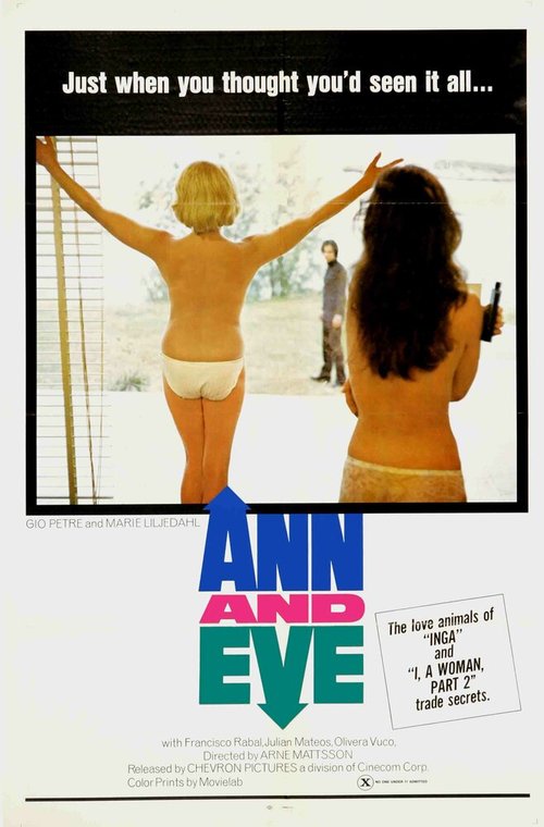 Смотреть фильм Энн и Ив / Ann och Eve - de erotiska (1970) онлайн в хорошем качестве SATRip
