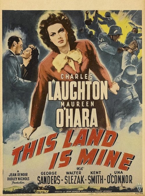 Смотреть фильм Эта земля моя / This Land Is Mine (1943) онлайн в хорошем качестве SATRip