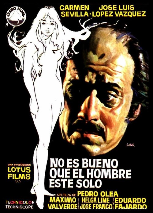 Смотреть фильм Это не хорошо, что человек должен быть один / No es bueno que el hombre esté solo (1973) онлайн в хорошем качестве SATRip