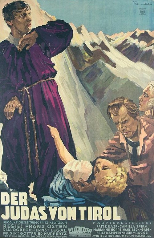 Смотреть фильм Евреи Тироля / Der Judas von Tirol (1933) онлайн в хорошем качестве SATRip