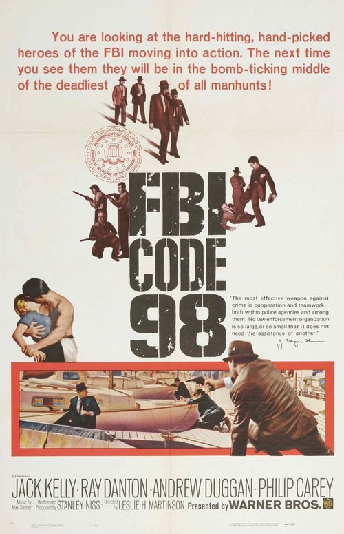 Смотреть фильм FBI Code 98 (1963) онлайн в хорошем качестве SATRip