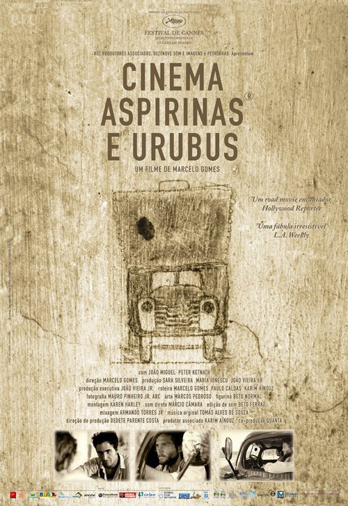 Смотреть фильм Фильмы, аспирин и хищники / Cinema, Aspirinas e Urubus (2005) онлайн в хорошем качестве HDRip
