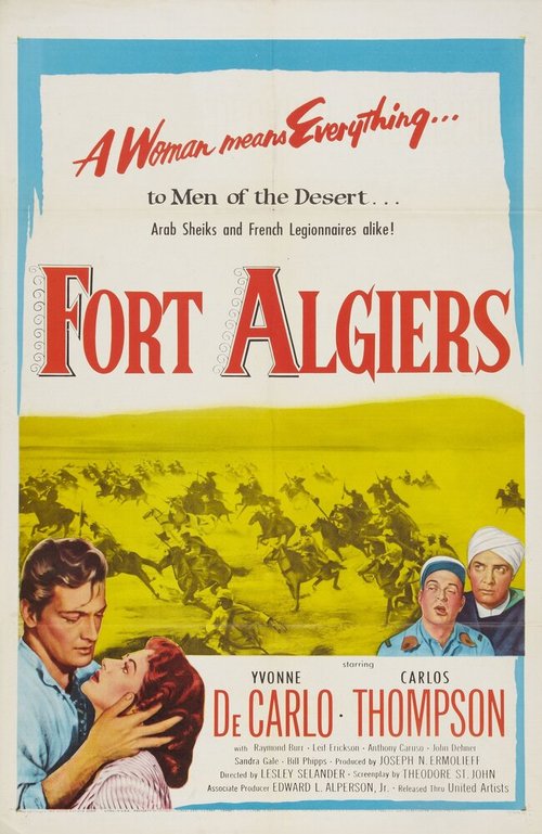 Смотреть фильм Форт Алжир / Fort Algiers (1953) онлайн в хорошем качестве SATRip