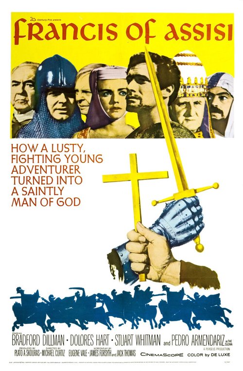 Смотреть фильм Франциск Ассизский / Francis of Assisi (1961) онлайн в хорошем качестве SATRip