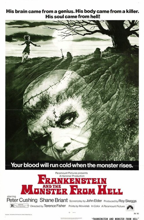 Смотреть фильм Франкенштейн и монстр из ада / Frankenstein and the Monster from Hell (1973) онлайн в хорошем качестве SATRip