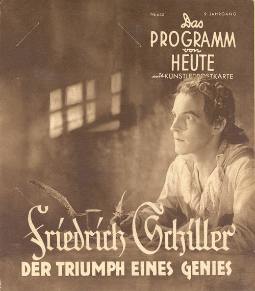 Смотреть фильм Фридрих Шиллер — Триумф гения / Friedrich Schiller - Der Triumph eines Genies (1940) онлайн в хорошем качестве SATRip