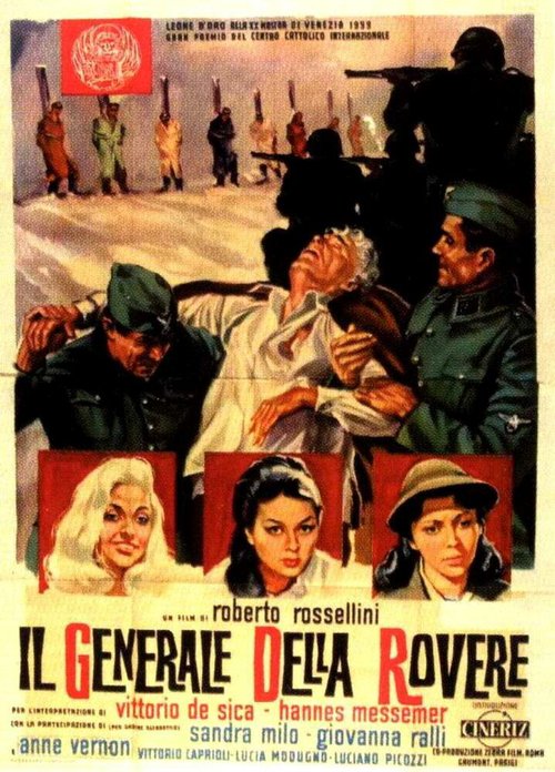Смотреть фильм Генерал Делла Ровере / Il Generale della Rovere (1959) онлайн в хорошем качестве SATRip