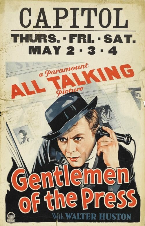 Смотреть фильм Gentlemen of the Press (1929) онлайн в хорошем качестве SATRip