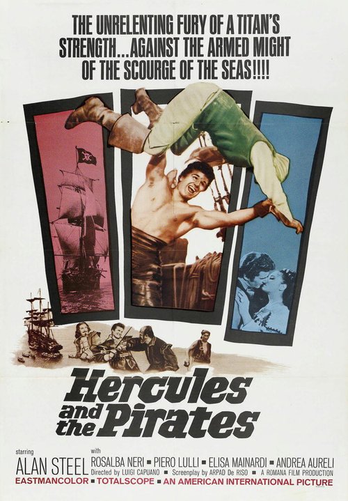 Смотреть фильм Геркулес и пираты / Sansone contro il corsaro nero (1964) онлайн в хорошем качестве SATRip