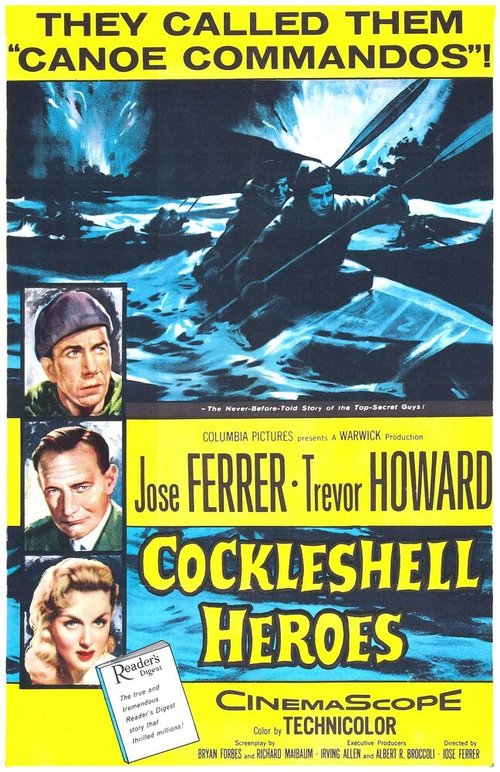 Смотреть фильм Герои утлого суденышка / The Cockleshell Heroes (1955) онлайн в хорошем качестве SATRip