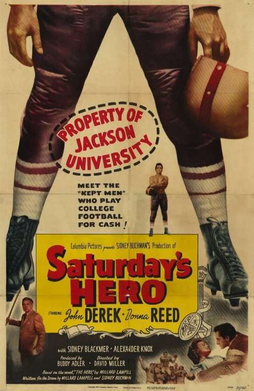 Смотреть фильм Герой субботы / Saturday's Hero (1951) онлайн в хорошем качестве SATRip