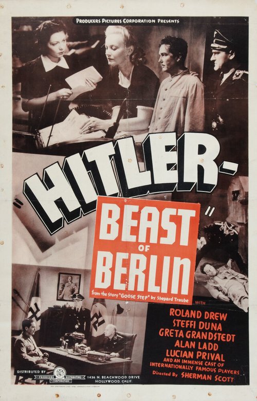 Смотреть фильм Гитлер: Чудовище Берлина / Hitler - Beast of Berlin (1939) онлайн в хорошем качестве SATRip