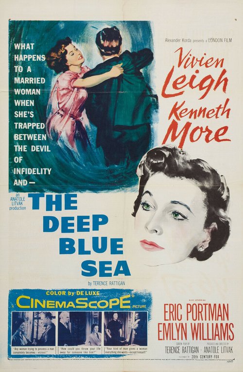Смотреть фильм Глубокое синее море / The Deep Blue Sea (1955) онлайн в хорошем качестве SATRip