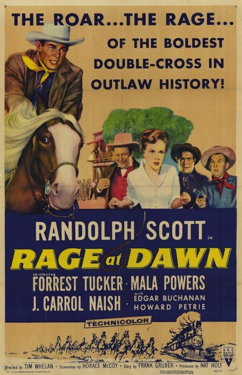Смотреть фильм Гнев на рассвете / Rage at Dawn (1955) онлайн в хорошем качестве SATRip