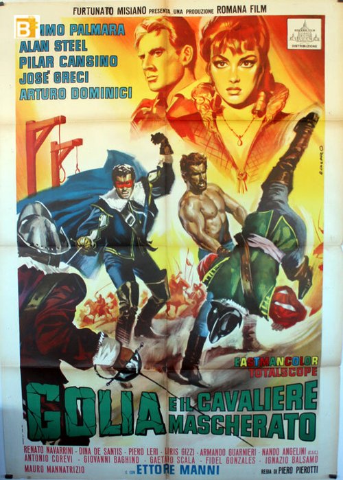Смотреть фильм Голиаф и рыцарь в маске / Golia e il cavaliere mascherato (1963) онлайн в хорошем качестве SATRip