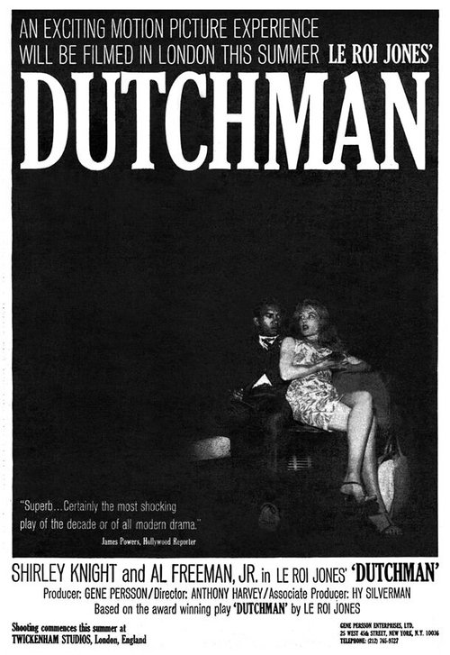 Смотреть фильм Голландец / Dutchman (1966) онлайн в хорошем качестве SATRip
