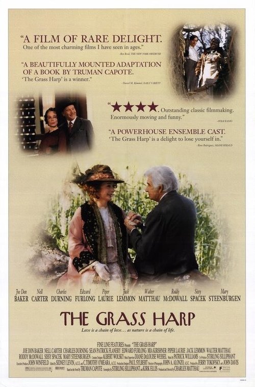 Смотреть фильм Голоса травы / The Grass Harp (1995) онлайн в хорошем качестве HDRip