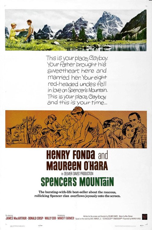 Смотреть фильм Гора Спенсера / Spencer's Mountain (1963) онлайн в хорошем качестве SATRip