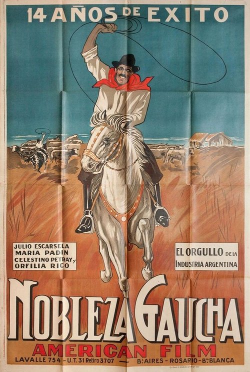 Смотреть фильм Гордая пастушка / Nobleza gaucha (1915) онлайн в хорошем качестве SATRip