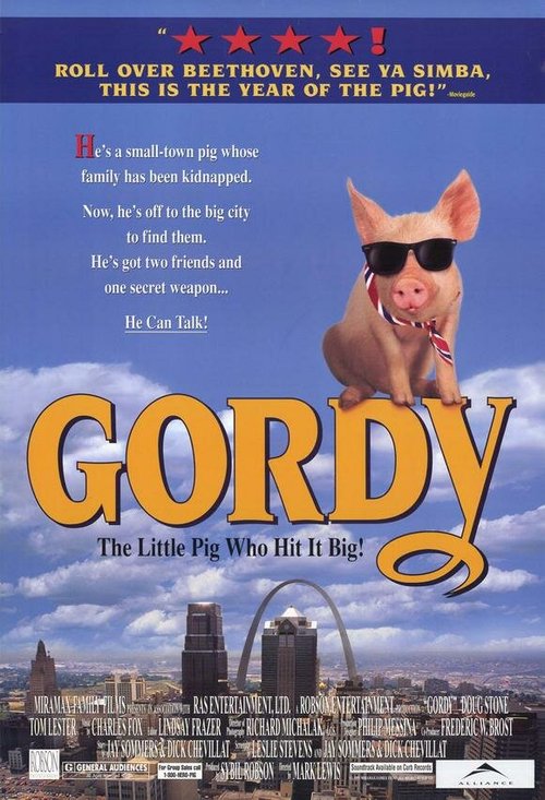 Смотреть фильм Горди / Gordy (1995) онлайн в хорошем качестве HDRip