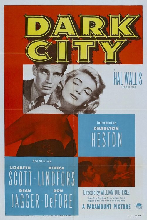 Смотреть фильм Город тьмы / Dark City (1950) онлайн в хорошем качестве SATRip