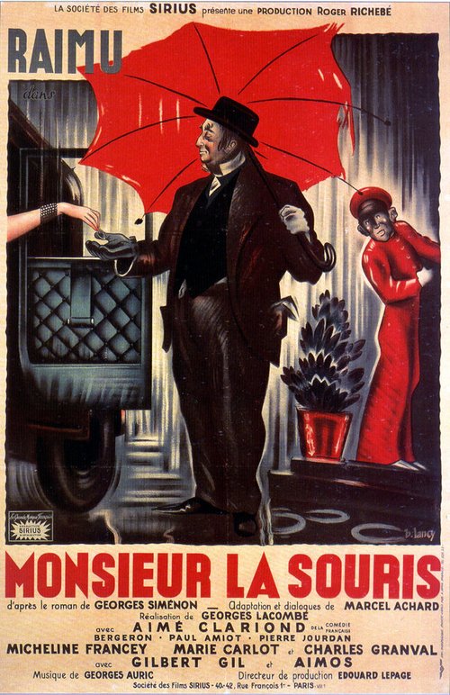 Смотреть фильм Господин Мышь / Monsieur La Souris (1942) онлайн в хорошем качестве SATRip