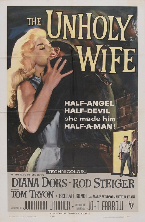 Смотреть фильм Грешная жена / The Unholy Wife (1957) онлайн в хорошем качестве SATRip
