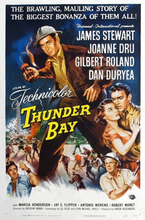 Смотреть фильм Грозовой залив / Thunder Bay (1953) онлайн в хорошем качестве SATRip