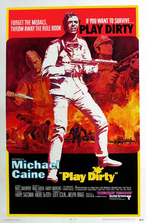 Смотреть фильм Грязная игра / Play Dirty (1969) онлайн в хорошем качестве SATRip