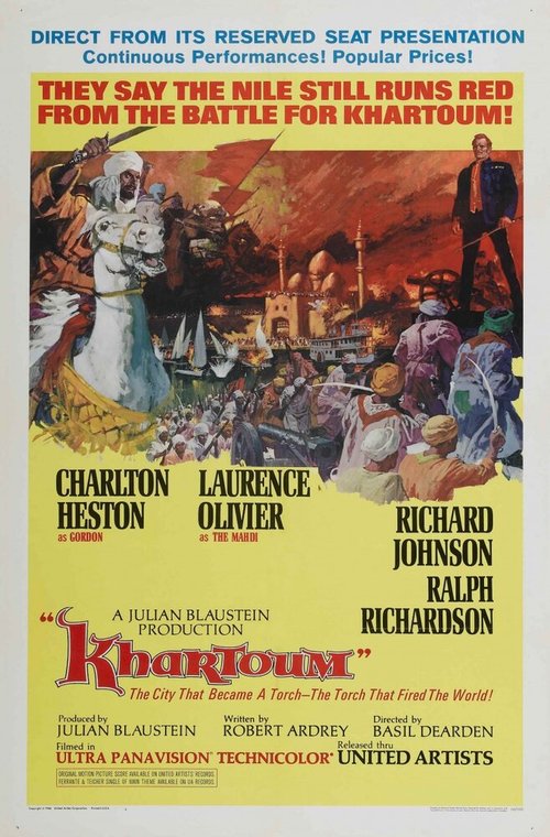 Смотреть фильм Хартум / Khartoum (1966) онлайн в хорошем качестве SATRip